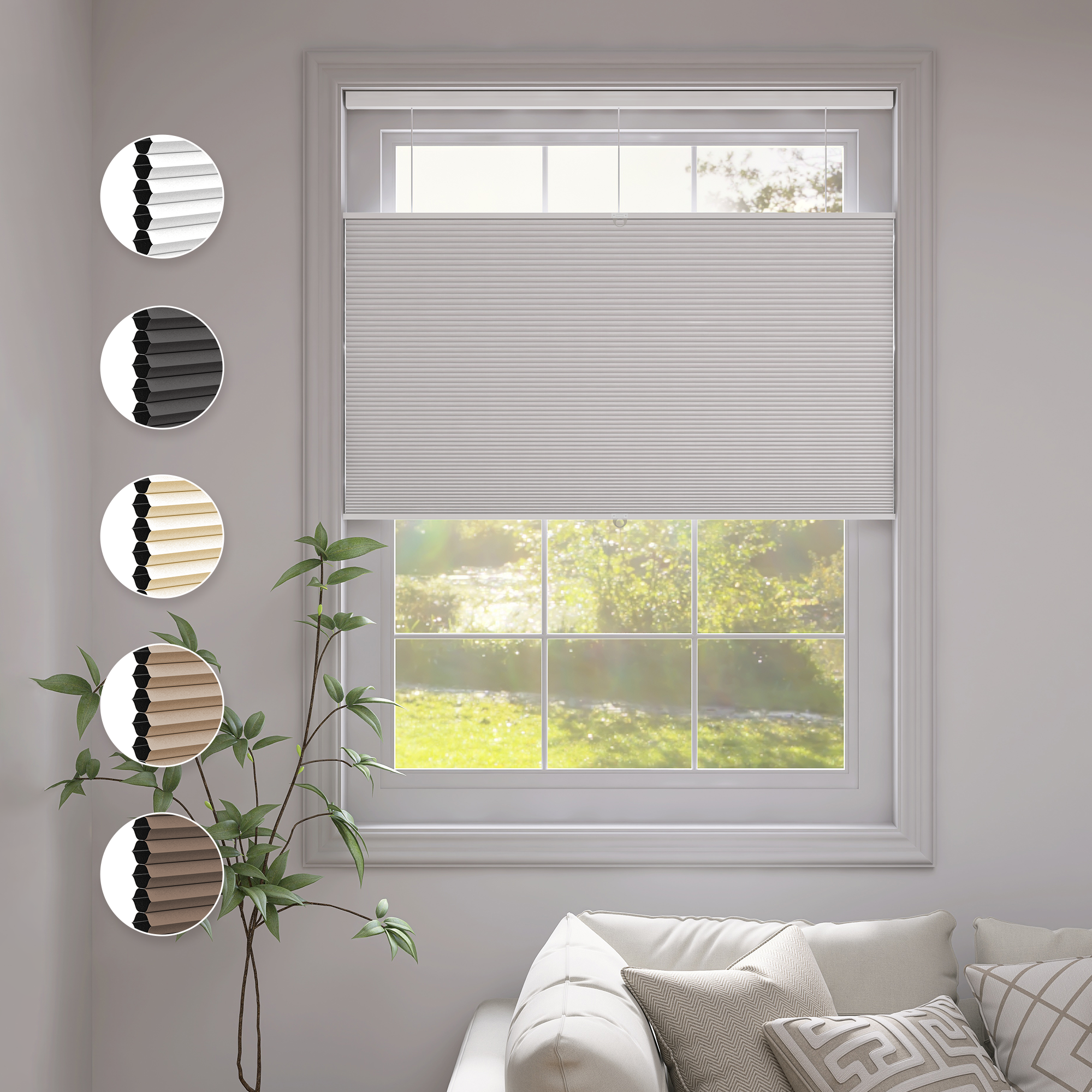 Top Down Bottom Up Blackout Cellular Shades
