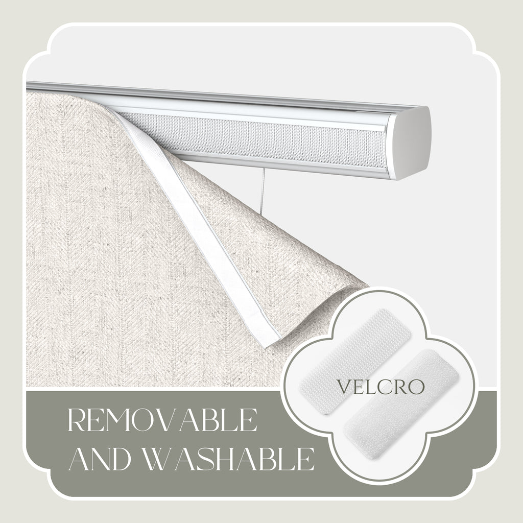 Linen Roman Shades | Drill