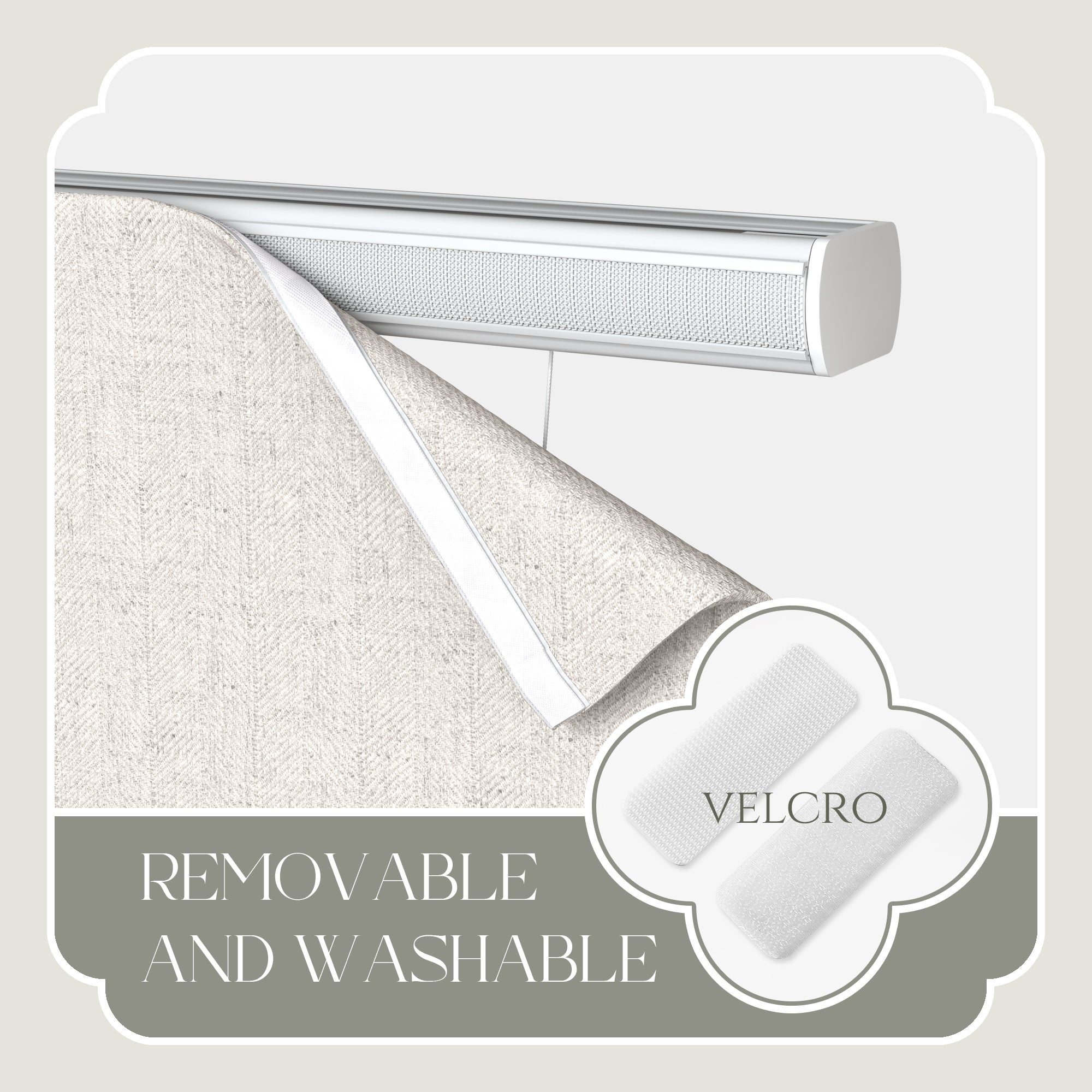 Linen Roman Shades | Drill