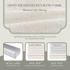 Linen Roman Shades | Drill