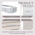 Cordless Roman Shades | No Drill