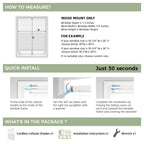 No Drill Day Night Cellular Shades