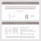 Cordless Roman Shades | No Drill