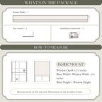 Linen Roman Shades | No Drill