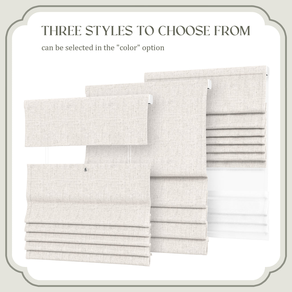 Linen Roman Shades | Drill