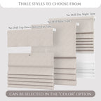 Cordless Roman Shades | No Drill