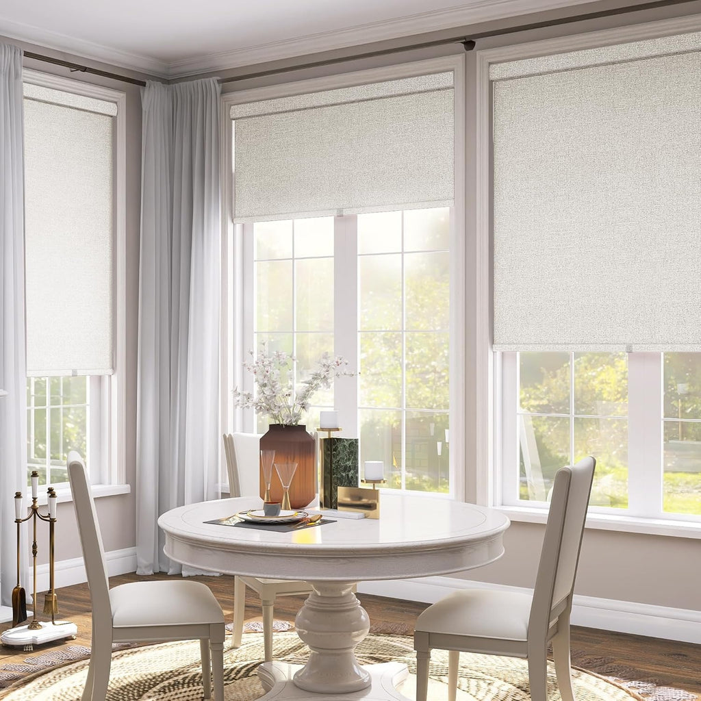 Linen Roller Shades | Blackout
