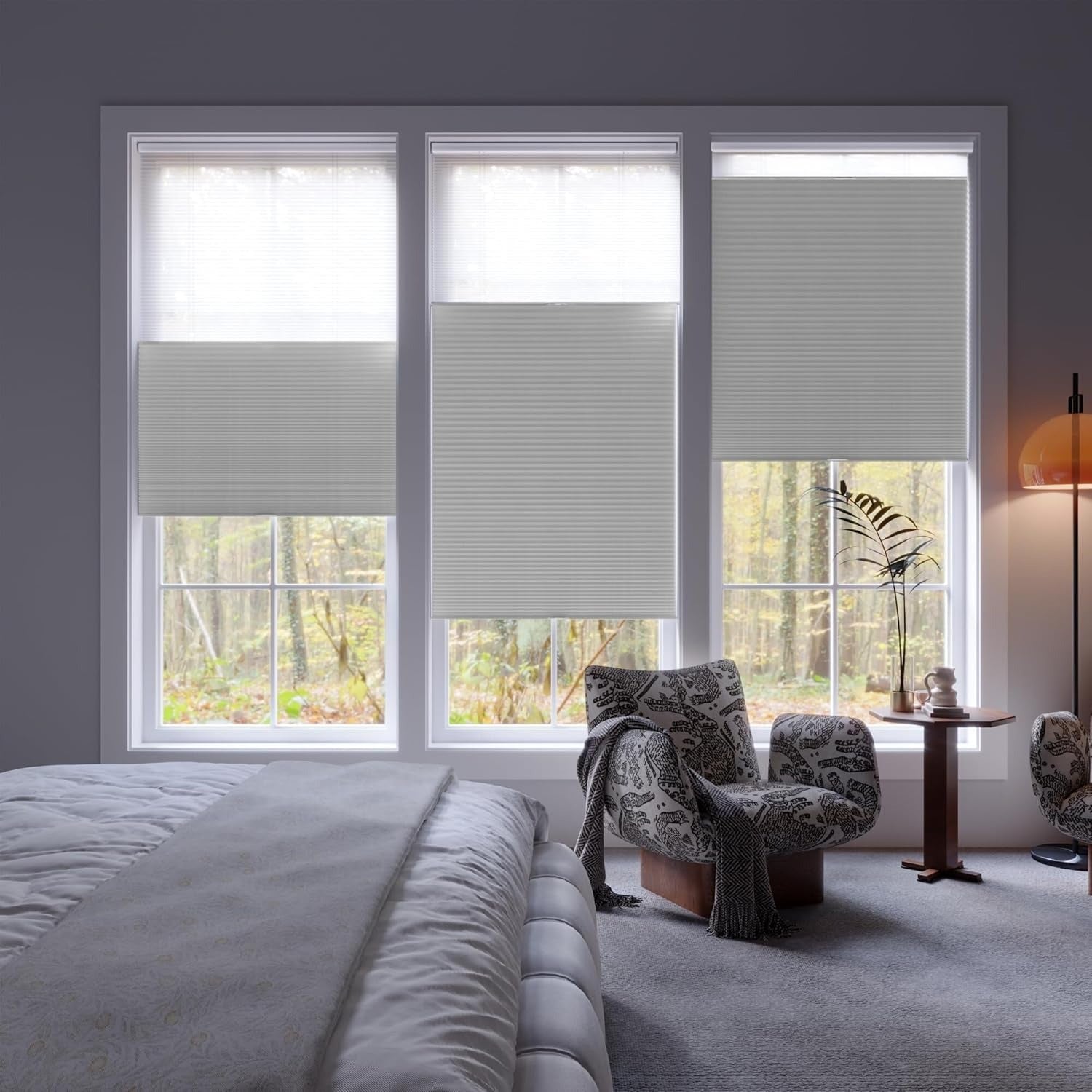 Day Night Cellular Shades Cordless