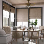 Linen Roman Shades | 2 in 1