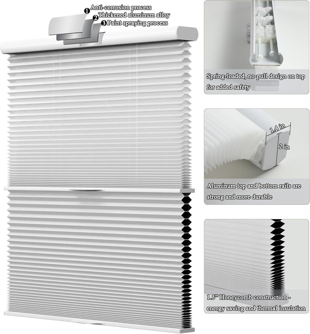 Day Night Cellular Shades Cordless