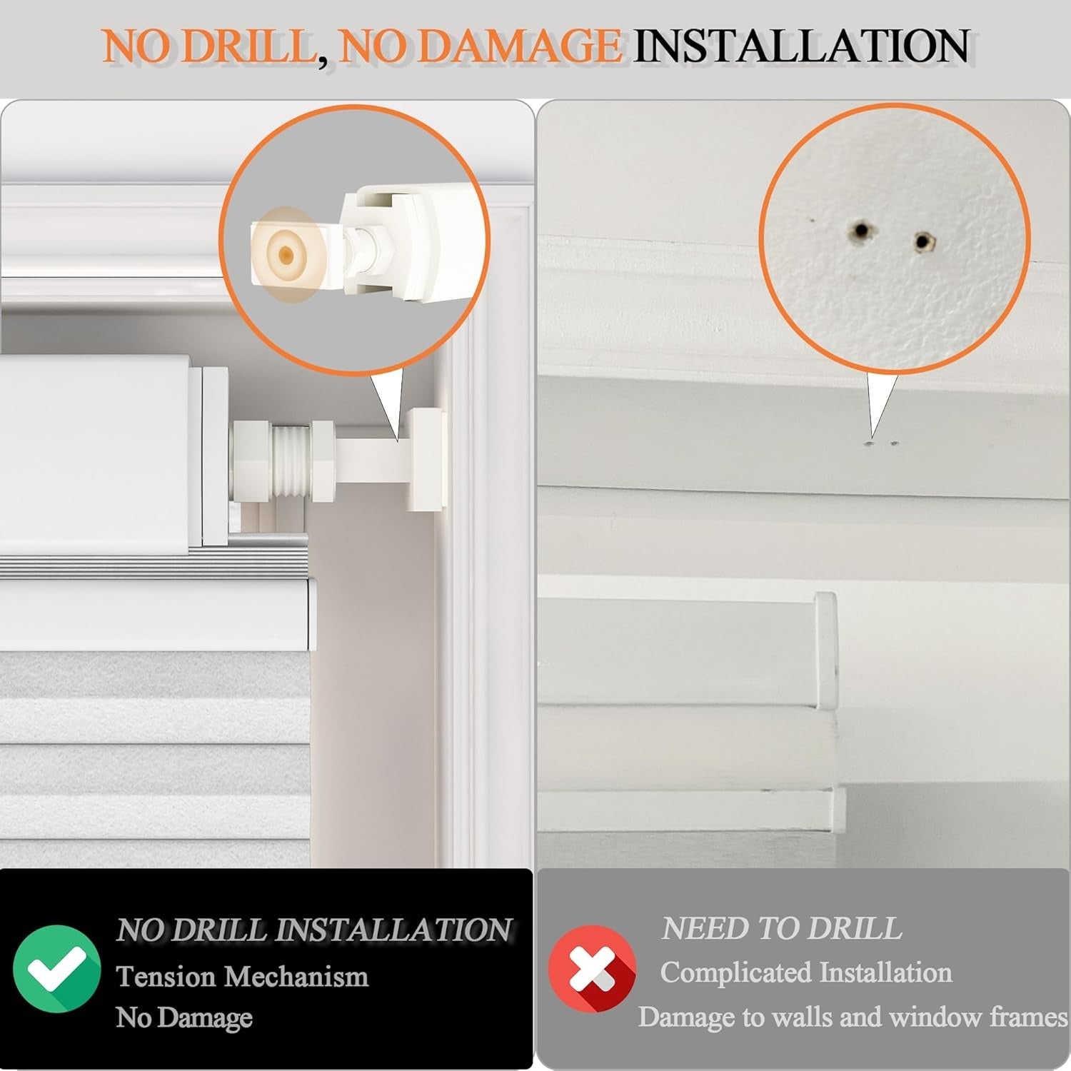 Top Down Bottom Up Cellular Shades | No Drill