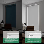 Cordless Linen Roller Shades | Blackout