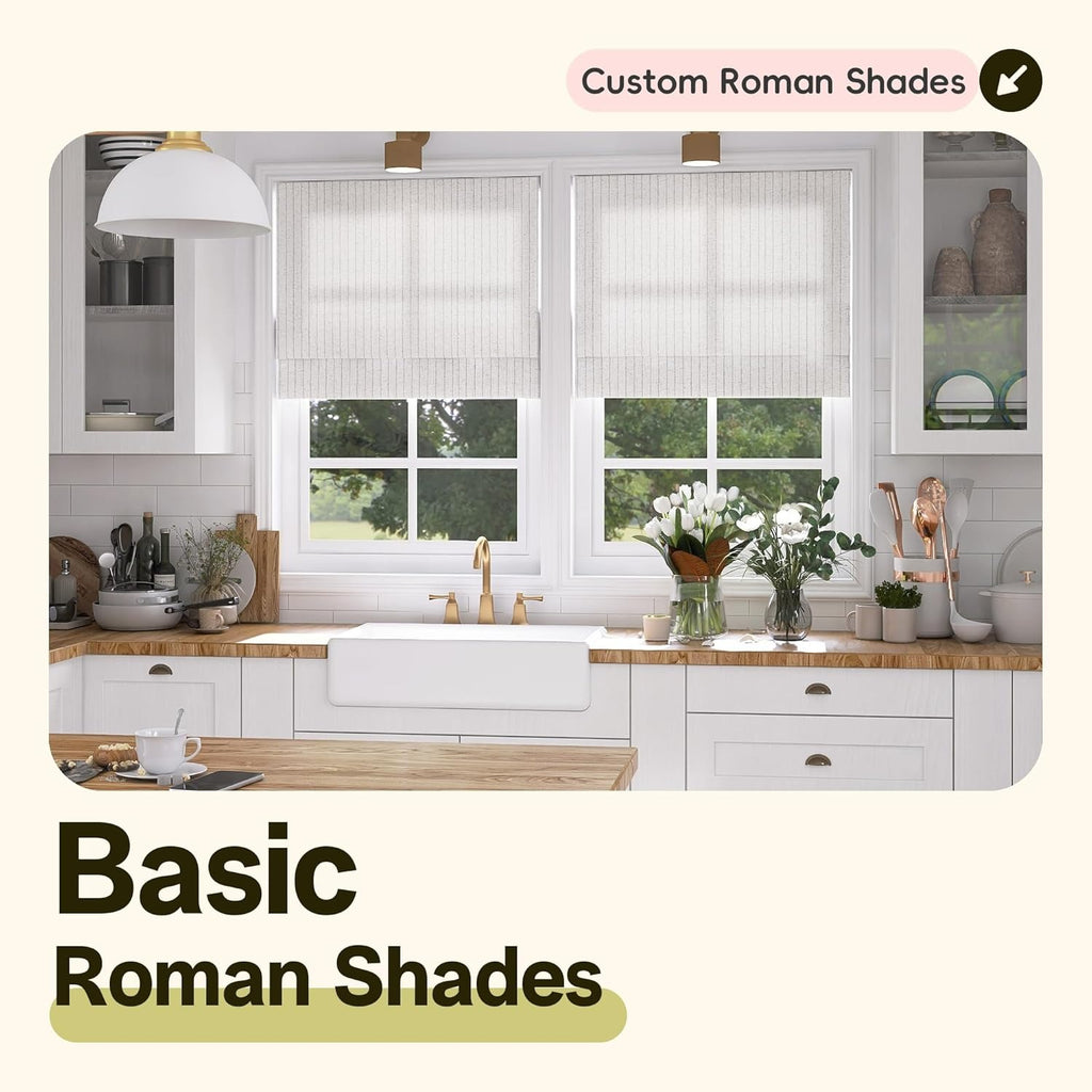 Cordless Roman Shades