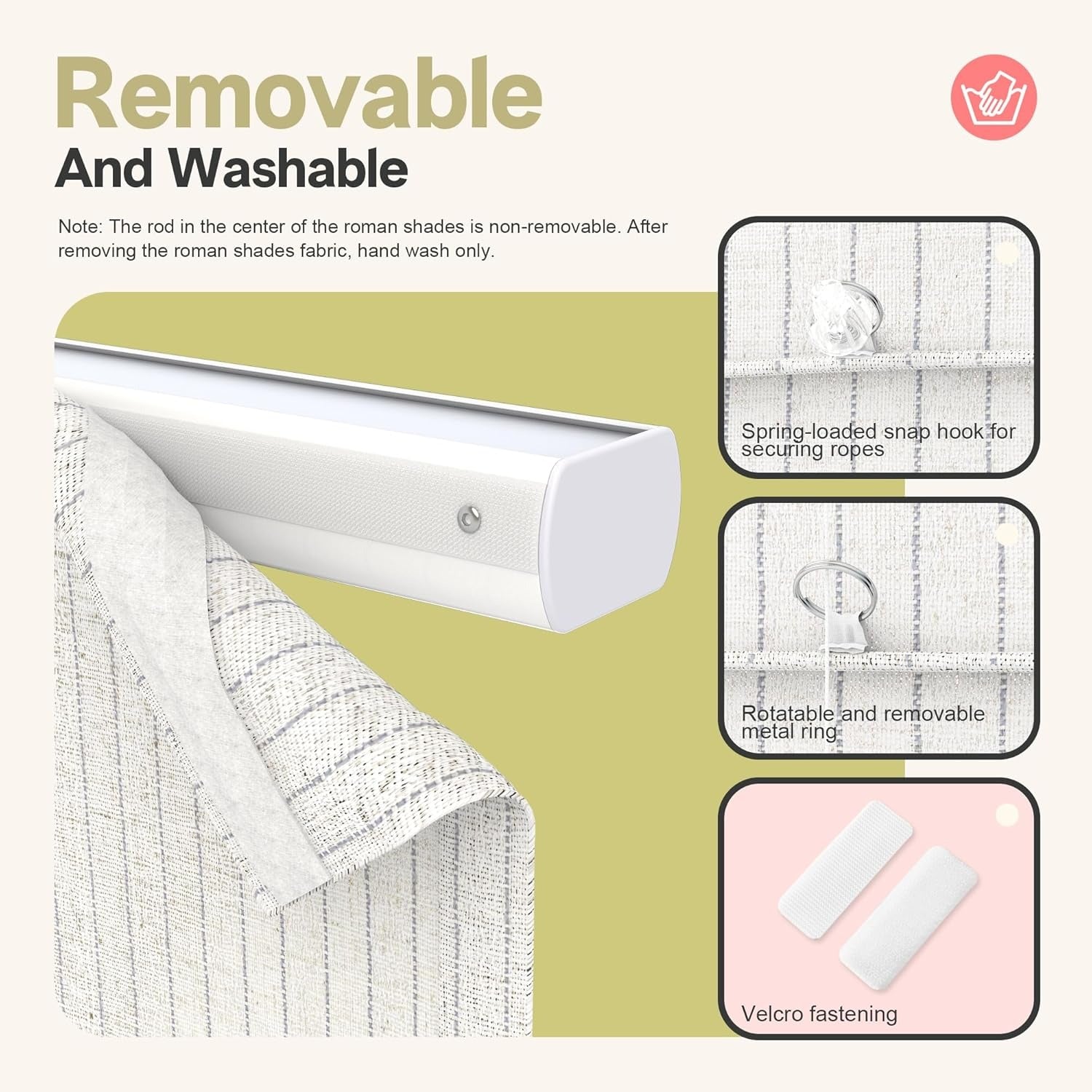 Cordless Roman Shades